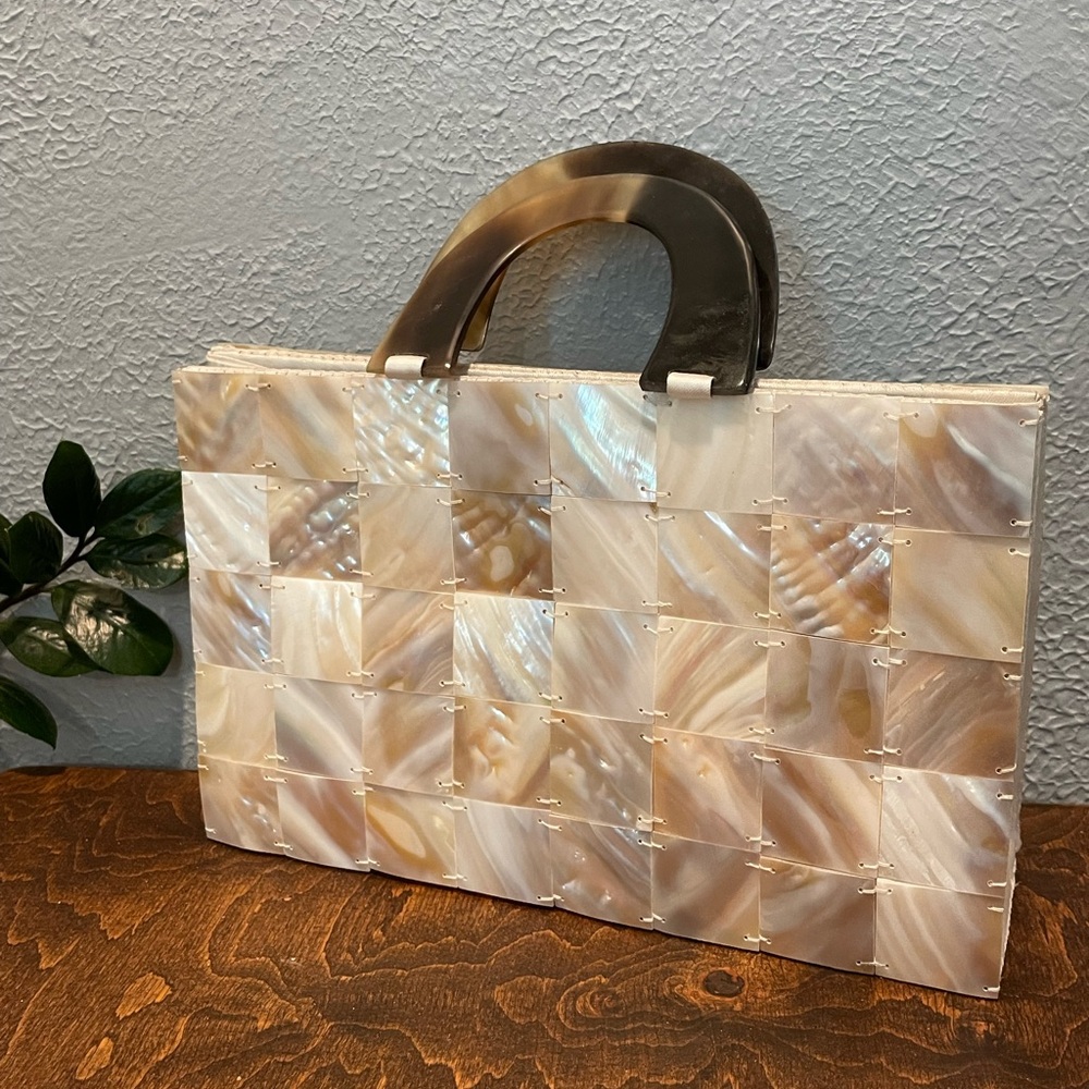 White Shell Handbag